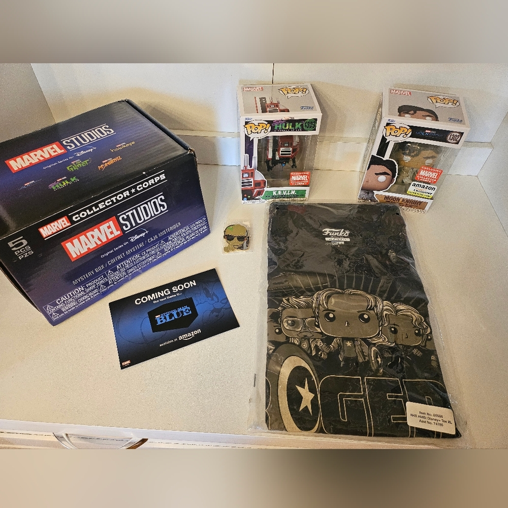 NIB exclusive Funko pop Disney+ Marvel Collector Corps Box